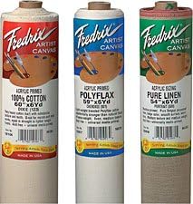 Tara Materials Fredrix TAR-1062-30 72" x 30 yd 12 oz Heavy Unprimed Cotton