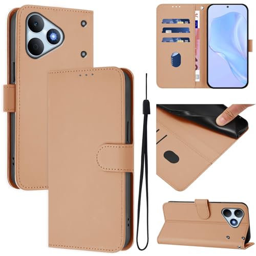 �P�[�X�J�o�[ �Ή��@�� for Realme Note 80 4G �t���b�v�X�^���h�J�[�h�X���b�g [PU���U�[�{�X�}�z�P�[�X] NudeColor