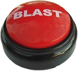 THE BLAST BUTTON - Air Horn Sound Effect! - Custom Easy Button Â® - (Batteries Included)