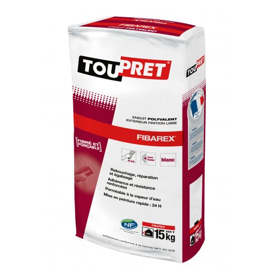 Toupret Masilla Fibrada Fibarex 15 Kg