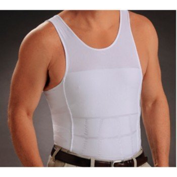 Frogwill Mens Posture Correction/Support/Pain Relief Slimming Body Vest Shirt (L, Black-New)3