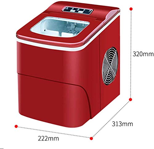 Máquina de hielo portátil acero inoxidable 15Kg 24h miniatura 3