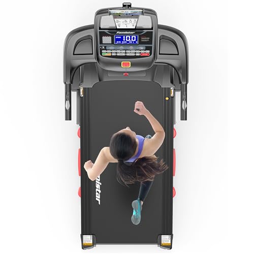 Image of Treadmill with Incline, 4.5HP Folding Treadmill, 0-15% Auto Incline for Home & Office, Running and Walking, 300lbs Capacity, APP Control, Wide Belt, 64 Programs
