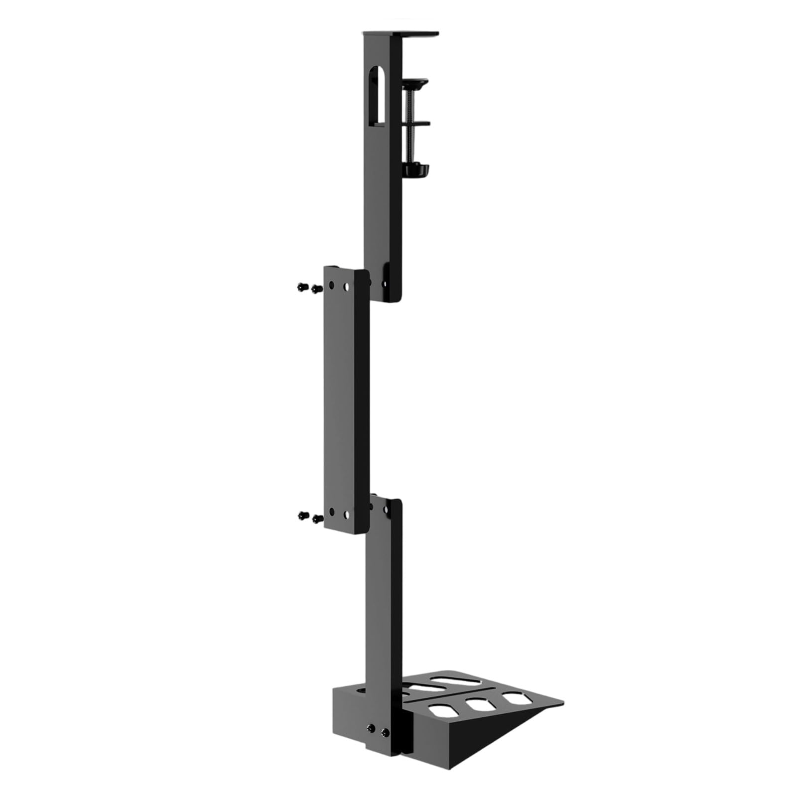 Tsynapter Multicolor Not Drill Vertical Desk Mount Gaming Consoles Under Desk Metal Holder Clamp On Strong Storage Solution For P5