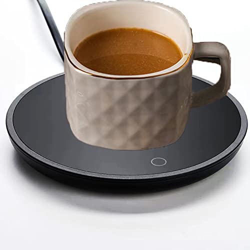 Calentador de Tazas de café Calentador de café Inteligente 220V 18W Bebida Calefacción eléctrica Oficina Pantalla táctil Taza de café Calentador Impermeable Elegante con Apagado automático Cover