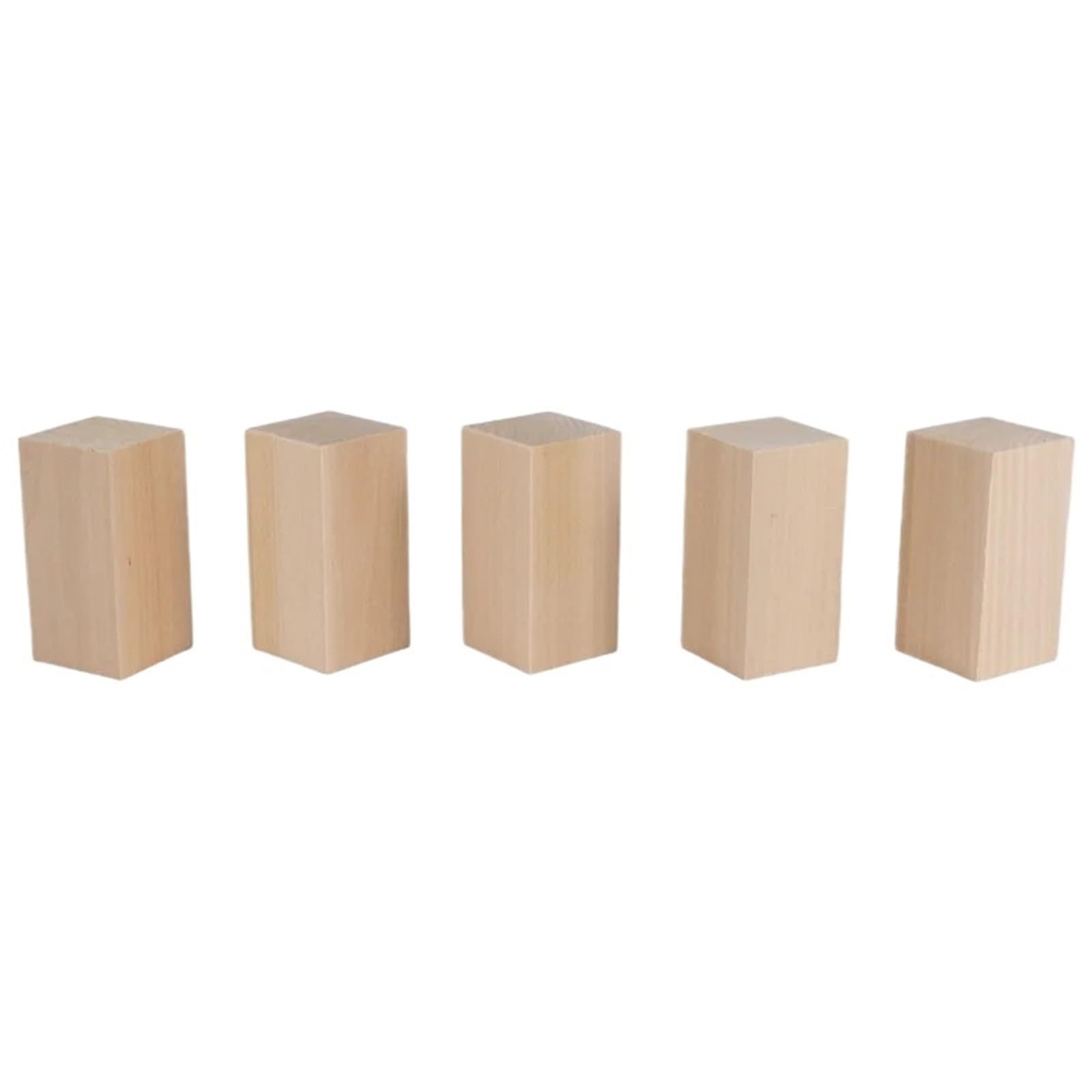 MRVAKDYDI Basswood Carving Blocks, Basswood Carving Blocks 10 Pack Natural Unfinished Blanks For Beginners