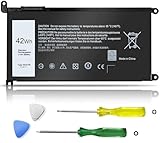 Ymawetia WDX0R Laptop Battery Replacement for Dell Inspiron 13 15 5000 7000 Series 5379 5565 5567 5570 5579 5570 7579 7573 7378 Latitude 3400 3500 3480 3580 7368 17 5765 5767 P69G 3CRH3 T2JX4 42Wh