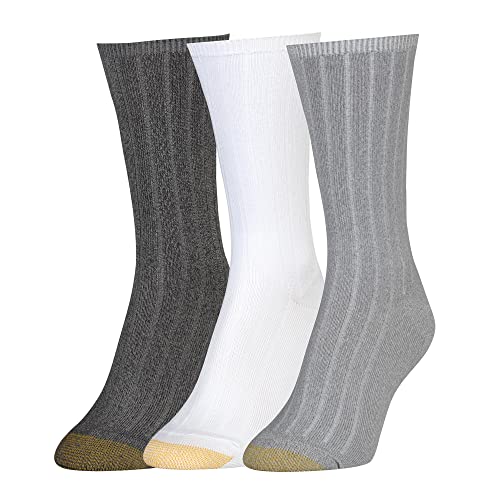 Gold Toe Women's Verona Crew Socks, 3-Pairs