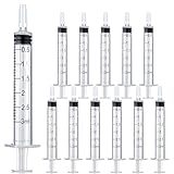 3 ml Syringe Without Needle, Syringe for Liquid with Cap, Oral, Scientific Labs, Measurement, Pack of 12