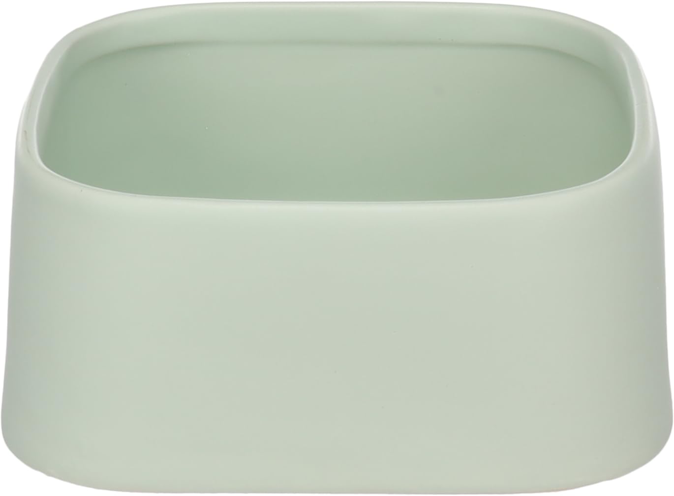 FEEDING AND DRINKING BOWL ZARA SQUARE GREEN 15x15x6CM 900ML