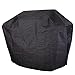 Pokrowiec na Grilla, Tkanina Oxford na Zewnątrz Ogród Grill Pokrowiec Wodoodporny Wytrzymałe Osłony na Grilla Gazowego, Grilla Pokrowiec (Color : Black, Size : 170X61X117cm)