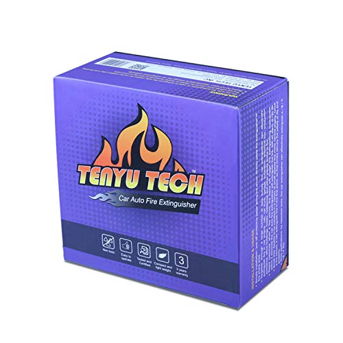 TENYU Car, Electric or Circuit Box Automatic Self-Activation Fire Extinguisher Fire Suppression Device (Purple)