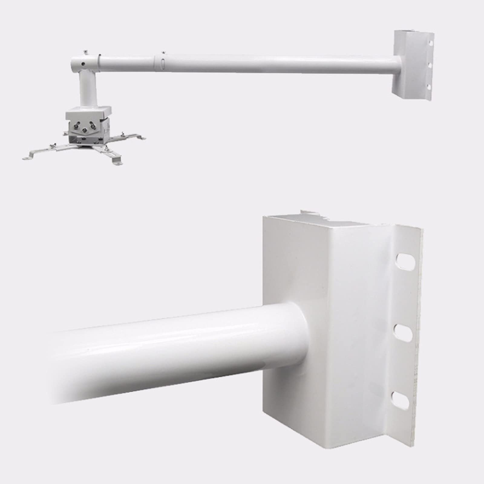 Stand del Proiettore, Supporto Regolabile Proiettore del proiettore Proiettore a parete Supporto per soffitto Estensione del soffitto Proiettore del soffitto Altezza Altezza Proiezione regolabile Bian