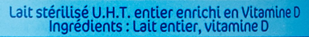 Lactel Lait Entier La Bouteille de 50 cl - Pack de 6