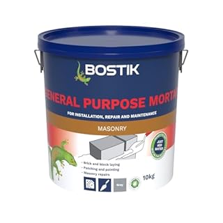 Bostik Cementone General Purpose Mortar 5kg - Ready Mixed Mortar, Just Add Water - For Interior & Exterior Repairs