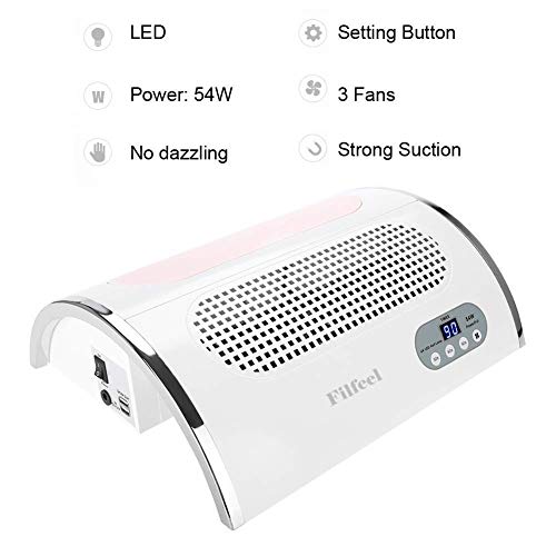 3 IN 1 Multifunktionale Nagelkunst Werkzeug Intelligent Nagellampe mit Timer Nagel Trockner Nagel Staubsauger… – Bild 4