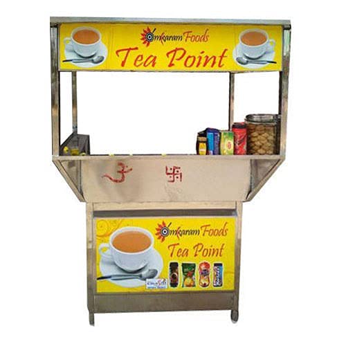 Stainless Steel Tea stall Counter with 10 * 12 ft (Large) Amazon.in