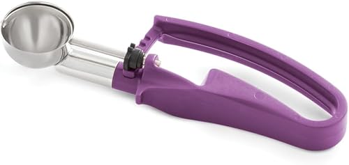 Vollrath 47400 SS 0.72 onzas #40 - Plato para apretar con mango de orquídea