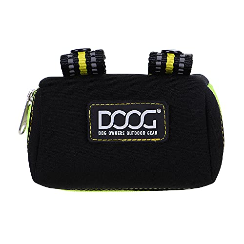 Image of DOOG Walkie Pouch, 20 Pre-Loaded Doggy Waste Bags, Easily Clips On Leashes, Keep Hands Free (Neoprene), Bolt