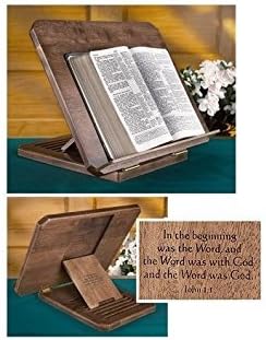 Bible Stand with Silk-screened Verse