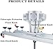 Power Mixer Pneumatic Agitator Clamp-On Drum Agitator Industrial-Grade Pneumatic Shaker Paint Stirring Tool，1 Ton/1000L 1HP Pneumatic Paint Mixer - Air Agitator for IBC Tank, Paint Stirring