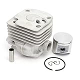 cylingcolors Zylinder + Kolben + Segment kompatibel mit Kettensäge Husqvarna 365 Ø 48mm
