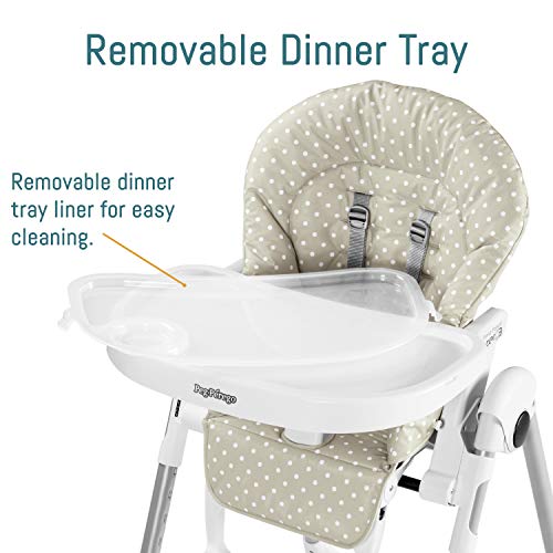 Peg Perego Prima Pappa Zero 3 - High Chair - For Children Newborn To 3 Years Of Age - Made In Italy - Mon Amour (Beige & Pink) #TOP1