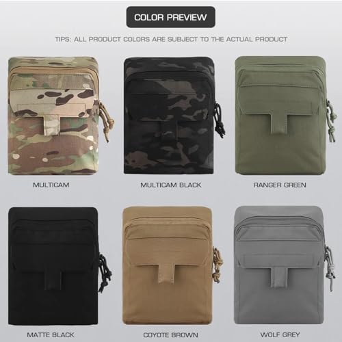 Bolsa MOLLE táctica para solucionar espacio en el chaleco de caza 7