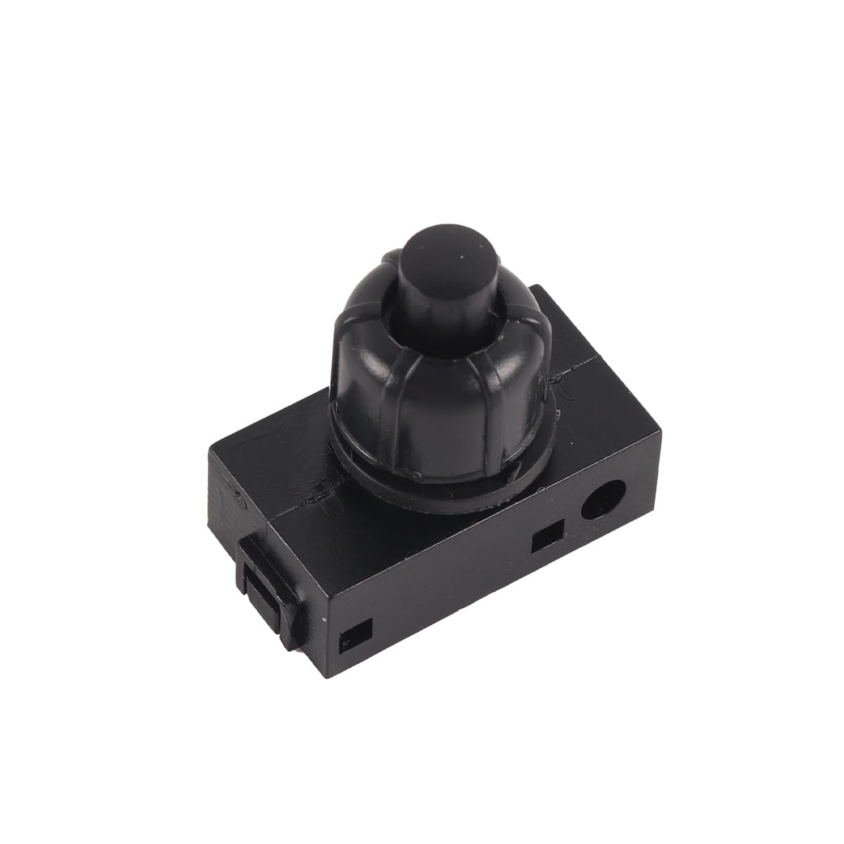Interruttori a Pressione Neri 4 Pezzi 2A 250V per Lampade Controllo Illuminazione