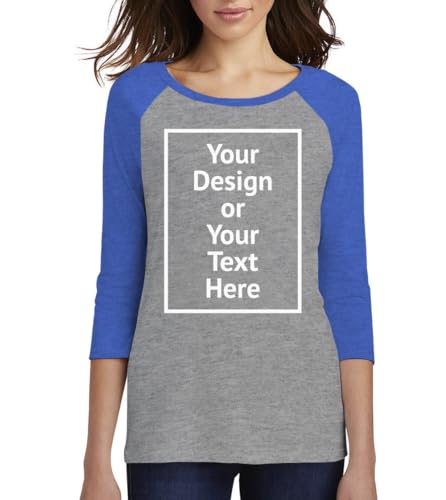 Personalized Shirt for Women Raglan Long Sleeve...