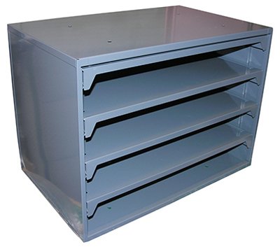 LARSEN SUPPLY 0CD O-Ring & Washer Display Cabinet, Grey