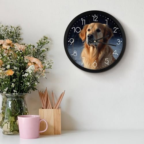 Horloge murale numérique à piles lisible pour grands espaces