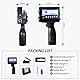 Handheld Tintenstrahldrucker 12,7 mm, E15 Tragbare Handheld Tintenstrahldrucker Gun 4,3 Zoll LED Touchscreen, für Text Logo Datum Chargennummer QR Barcode Druck auf jeder Oberfläche