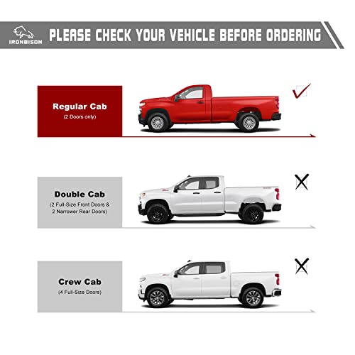 Estribos laterales IRONBISON para Chevy Silverado 2019-2026 miniatura 2