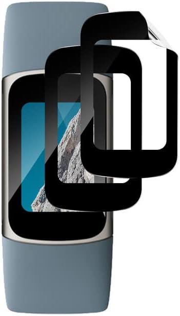 Rcokas Folia ochronna na wyświetlacz Fitbit Charge 5 do zegarka na rękę Fitbit Charge 5, miękka folia ochronna na wyświetlacz Fitbit Charge 5 [2 sztuki], ultra przezroczysta, HD folia ochronna na