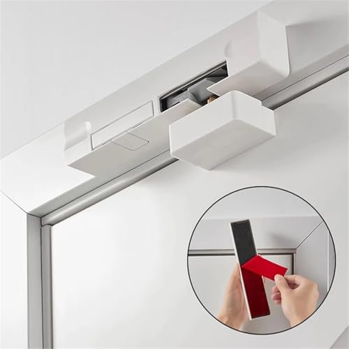 Regulowany hydrauliczny samozamykacz do drzwi – ciche automatyczne zamykanie zapobiegające zaciśnięciu idealne do drzwi drewnianych użytku domowego białe wykończenie prawy otwór łatwy montaż.
