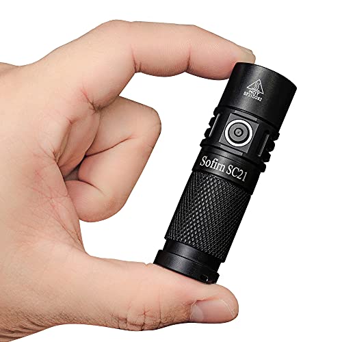 Image of Small Keychain Flashlight, Sofirn SC21 Mini Rechargeable Light with USBC Charging Port for EDC and Emergencies (SC21 /4000k)