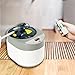 Smartmak Sauna Steamer, Portable 4L Upgrated Steam Pot Generator with Remote Control, Spa Machine with Timer Display Herbal Box for Steam Saunas, 110V US Plug- Grey