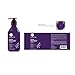 Luseta Purple Shampoo and Conditioner Set for Blonde, Gray - Color Treated Hair - Sulfate Free Paraben Free - Infused with Cocos Nucifera Oil for Curly and Damaged Hair - 2x16.9oz