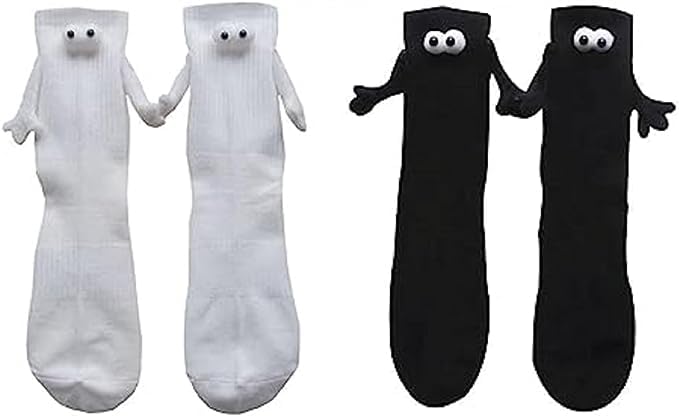 Funny Saying Knitted Words Dobby is Free Unisex Combed Cotton Low Cut Socks 2 Pack (Black, One Size)