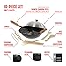Joyce Chen 22-9938, Pro Chef 14 Inch 10 Piece Excalibur Non-Stick Wok Set