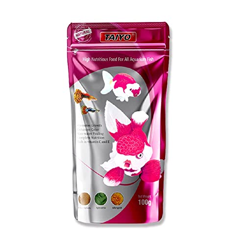 TAIYO Pink Pouch Color Enhancing Nutritious Food for All Aquarium Fishes, 200g (Pellet Size - 1mm) (B0C8TZ2ZHJ) Amazon Price History, Amazon Price Tracker