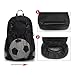 Zxpjkyu Basketball Backpack Multifunctional with Separate Ball Holder for Football