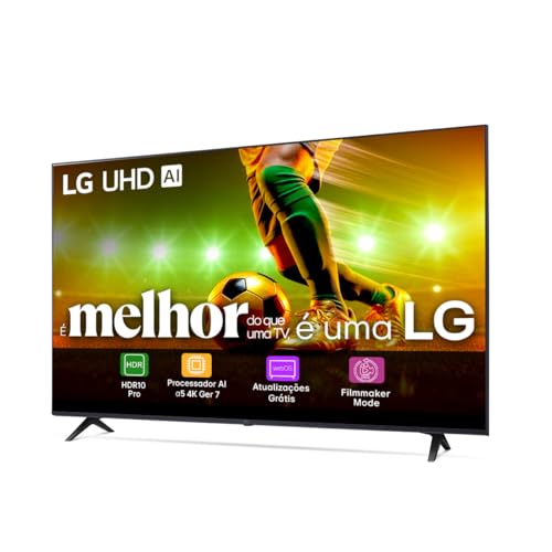 Smart TV 4K 55" LG UHD 55UT8050 Processador α5 Ger7 AI Alexa/Chromecast integrado Otimizador de Jogos webOS 24 Controle Smart Magic - Imagem 2