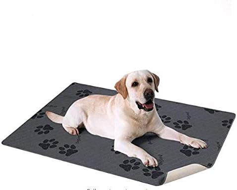 amorus Waterproof Bed Mat for Dogs, Washable, Reusable Pee Pads for Dog Crates, Puppy Training, Whelping Pad (53"x39")