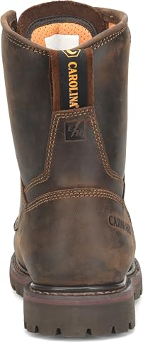 Image of Carolina 28 Series 8 inch Composite Toe Waterproof Work Boots for Men, EH-Rated | Mens Work Shoes with Slip-Resistant Grip, AG7 Footbed, Mesh Lining, Waterproof Shoes for Men, Steel Shank
