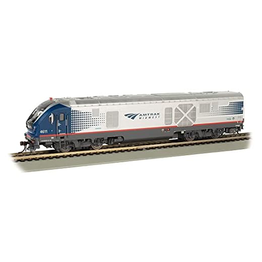 Bachmann Trains - SC-44 Charger Diesel Electric Locomotive with DCC Sound On Board - Amtrak Midwest #4611 - HO Scale (67902)