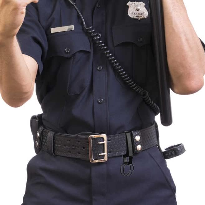 Miniatura 5 de Llavero de cinturón, hebilla rápida mejorada con llavero para policía y bomberos, aplicación de la ley y uso de trabajadores con llavero extraíble,