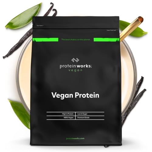 THE PROTEIN WORKS - Proteína Vegana - 100% A Base de Plantas - Sin Gluten - Bajo en Grasas - Crema De Vainilla - 1 kg