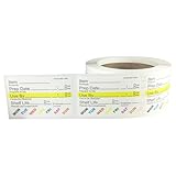 Dissolvable Food Rotation Labels for Food Storage Use by Preparation Canning Stickers 2 x 3 Inch 500 Adhesive Stickers